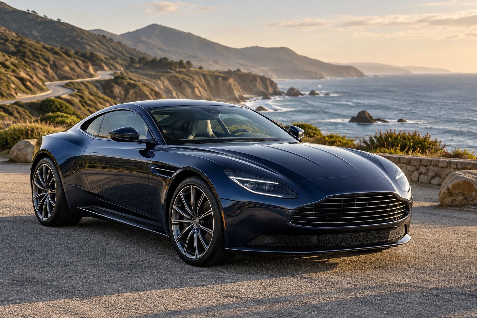 Illustrative high-end automotive setting