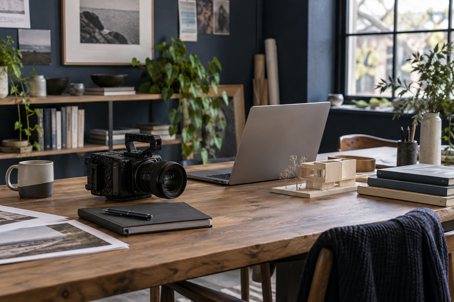Illustrative film and creative production workspace